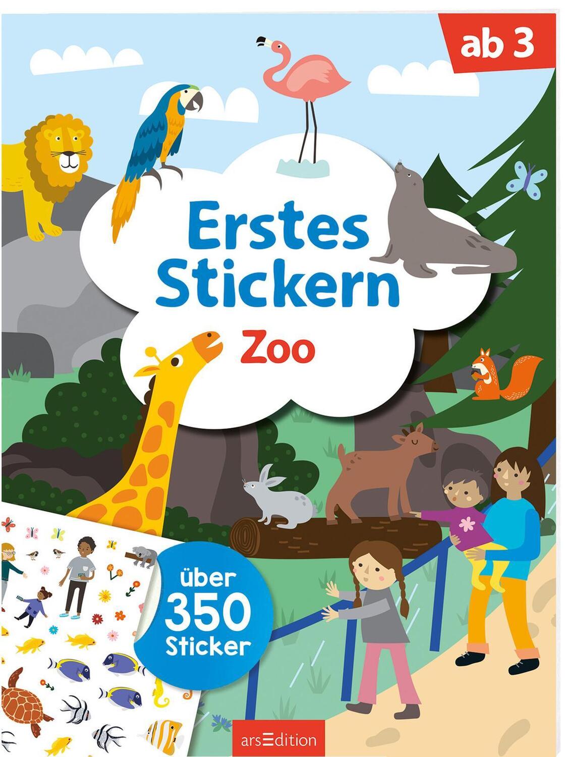 Cover: 9783845837864 | Erstes Stickern - Zoo | Über 350 Sticker | Taschenbuch | 40 S. | 2020