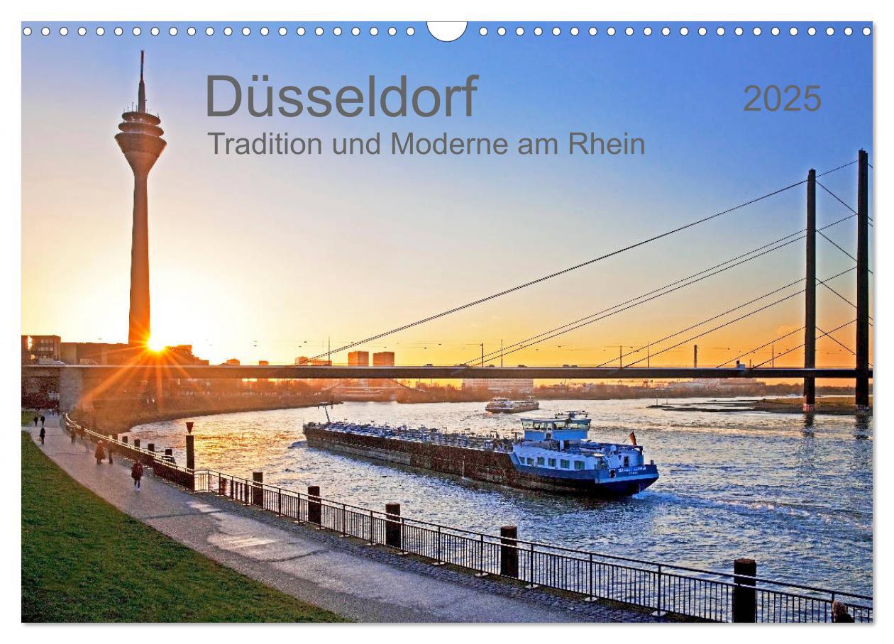 Cover: 9783435191659 | Düsseldorf - Tradition und Moderne am Rhein (Wandkalender 2025 DIN...