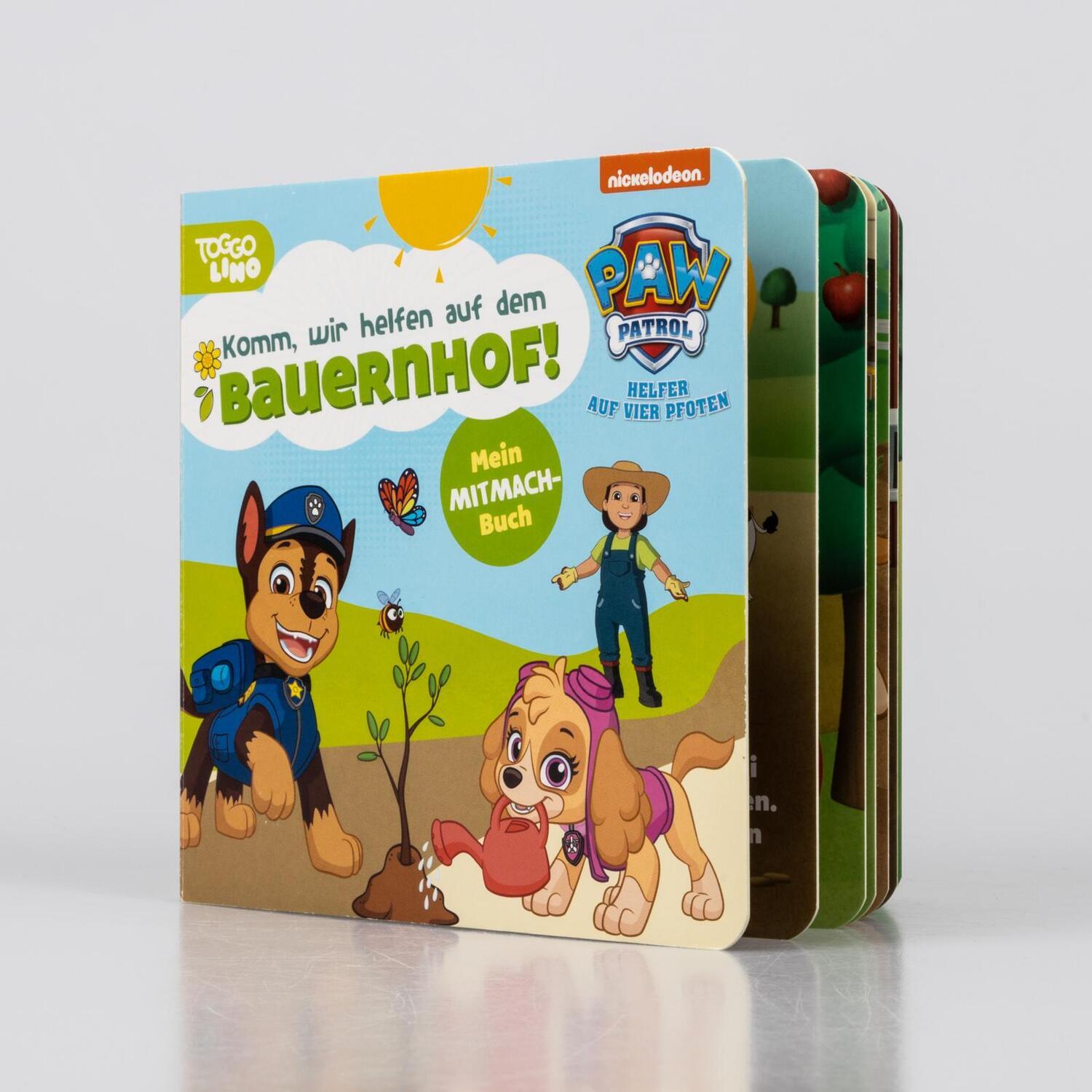 Bild: 9783845124025 | PAW Patrol Pappbilderbuch: Komm, wir helfen auf dem Bauernhof! | Buch