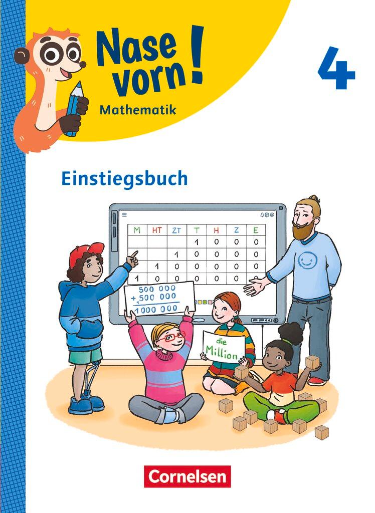 Cover: 9783060849550 | Nase vorn! 4. Schuljahr - Lehrwerk für Mathematik - Ausgabe 2023 -...