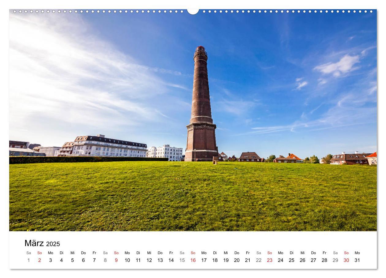 Bild: 9783435494200 | Borkum - Inselblicke (Wandkalender 2025 DIN A2 quer), CALVENDO...