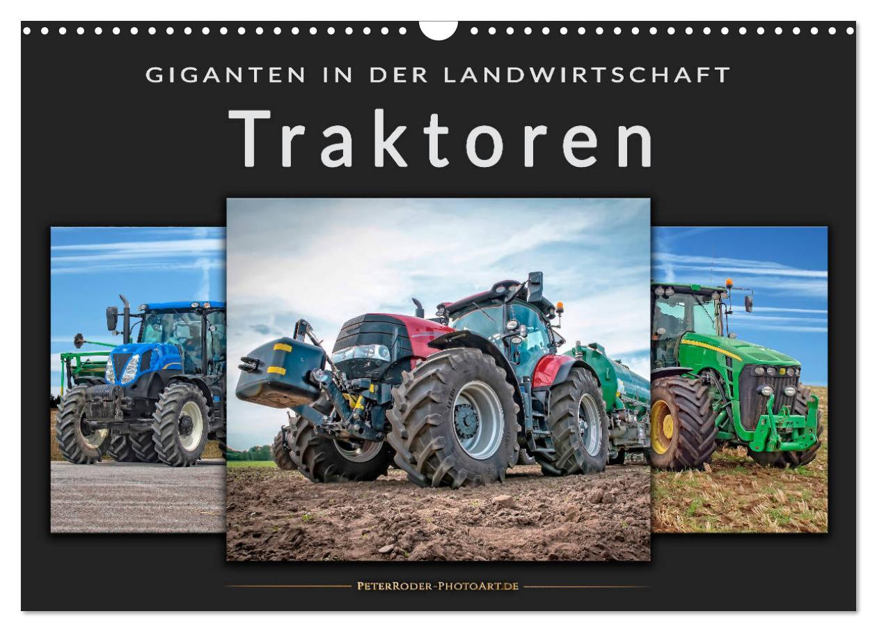 Cover: 9783435299454 | Traktoren - Giganten in der Landwirtschaft (Wandkalender 2025 DIN...