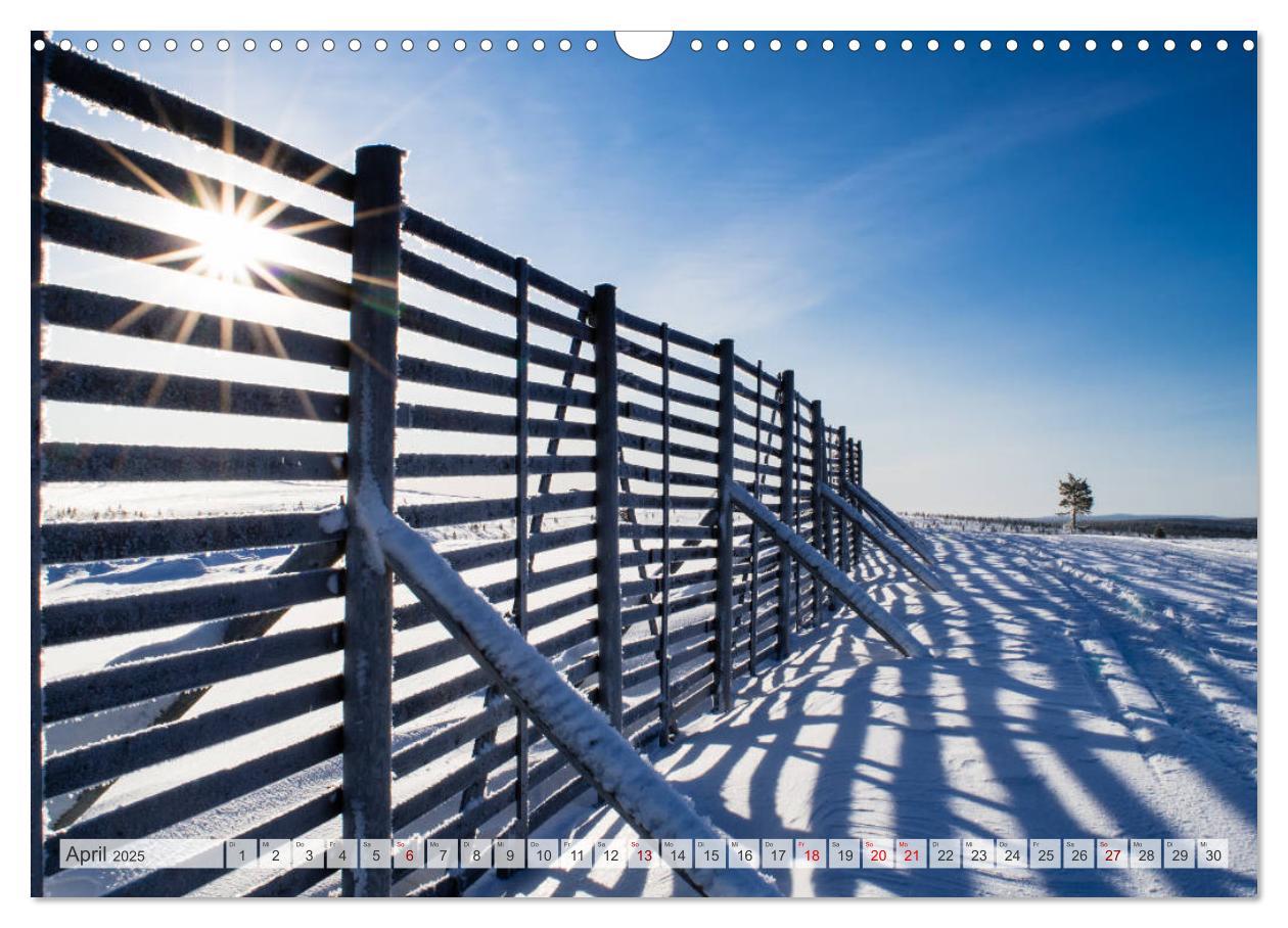 Bild: 9783435106608 | Lappland - Winterwandern Impressionen (Wandkalender 2025 DIN A3...