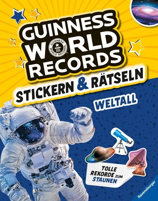 Cover: 9783473480289 | Guinness World Records Stickern und Rätseln: Weltall | Richter (u. a.)