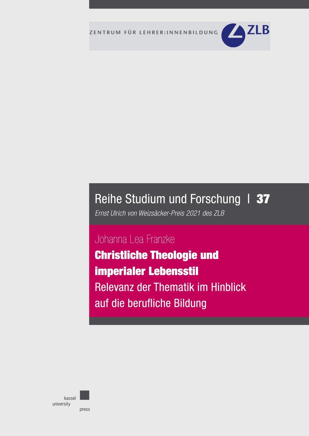 Cover: 9783737610452 | Christliche Theologie und imperialer Lebensstil | Johanna Lea Franzke