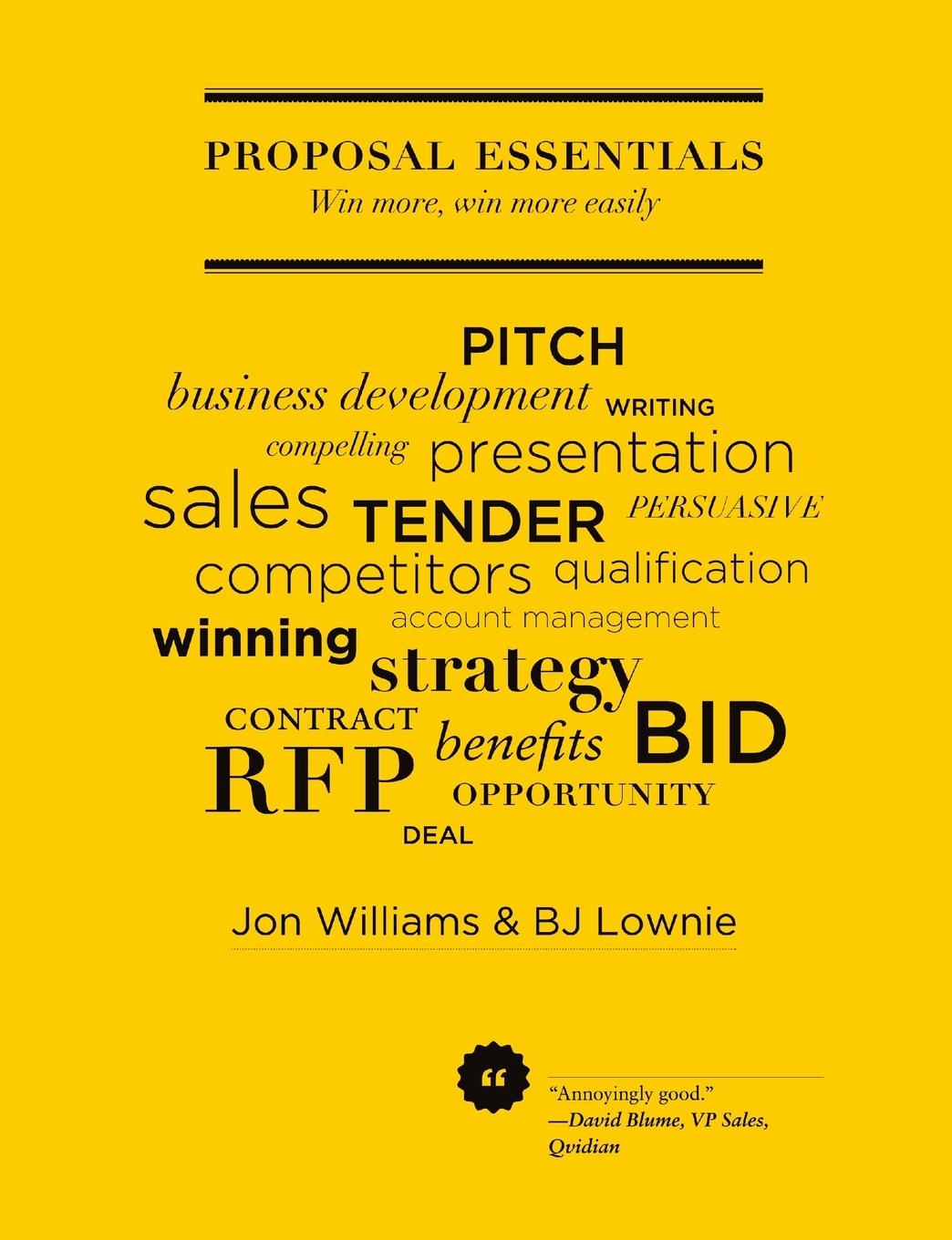 Cover: 9780992615000 | Proposal Essentials - Win more, win more easily | Jon Williams (u. a.)