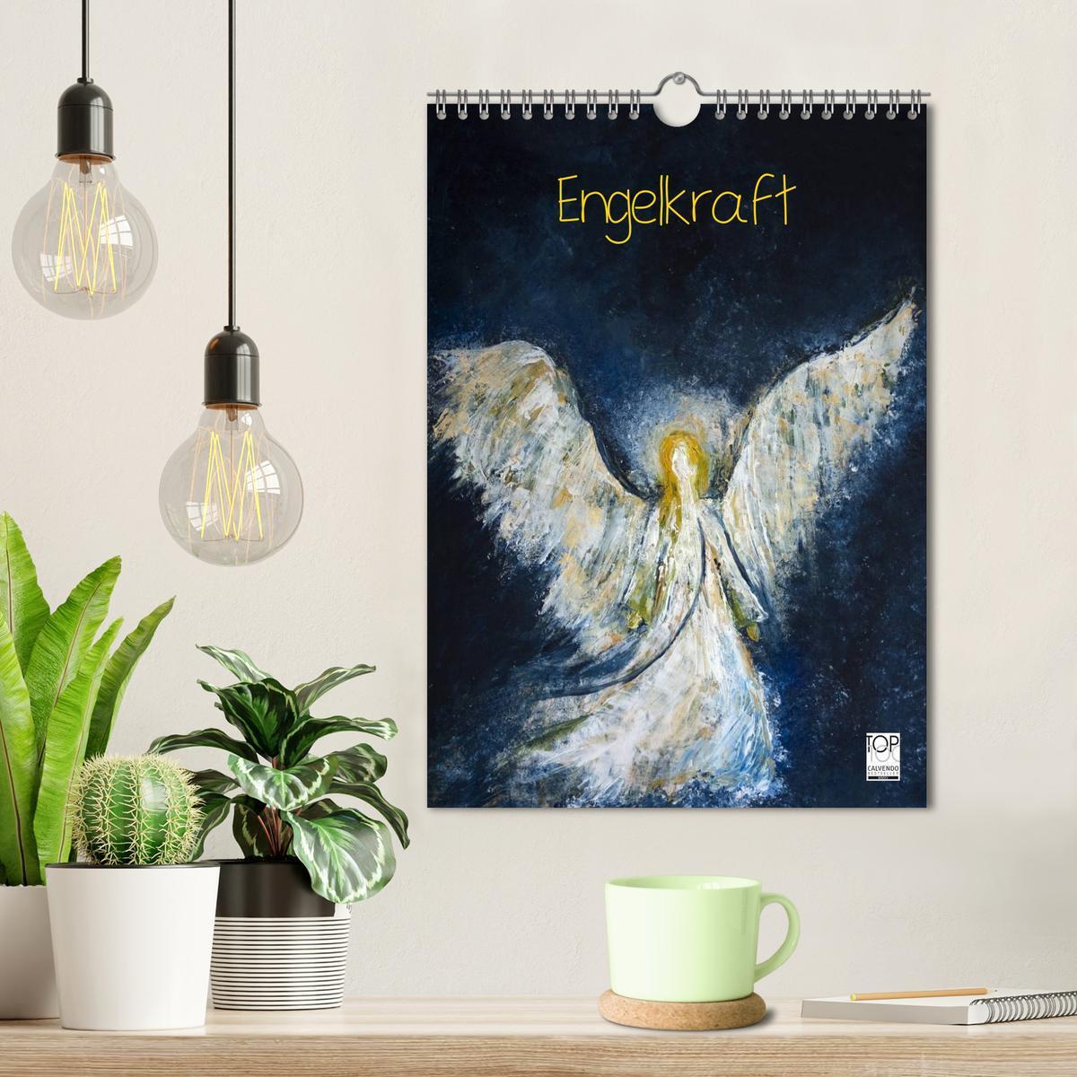 Bild: 9783457051030 | Engelkraft (Wandkalender 2025 DIN A4 hoch), CALVENDO Monatskalender