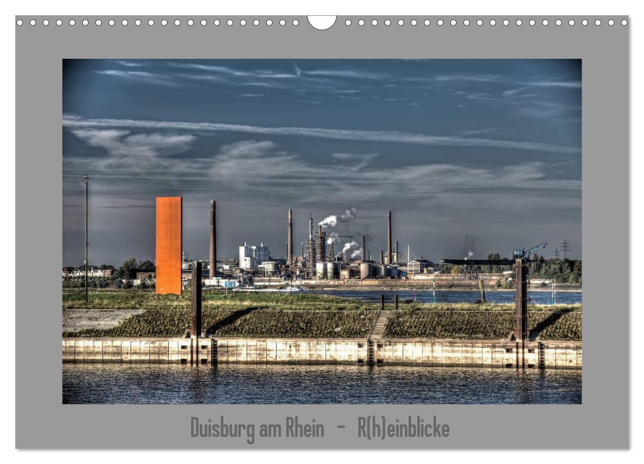 Cover: 9783435519088 | Duisburg am Rhein - R(h)einblicke (Wandkalender 2025 DIN A3 quer),...