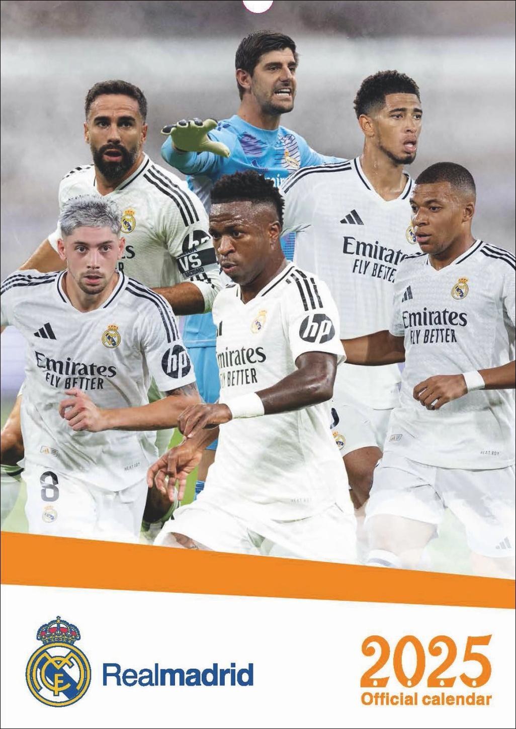 Cover: 9783840196843 | Real Madrid FC Posterkalender 2025 | Kalender | Danilo | Spiralbindung