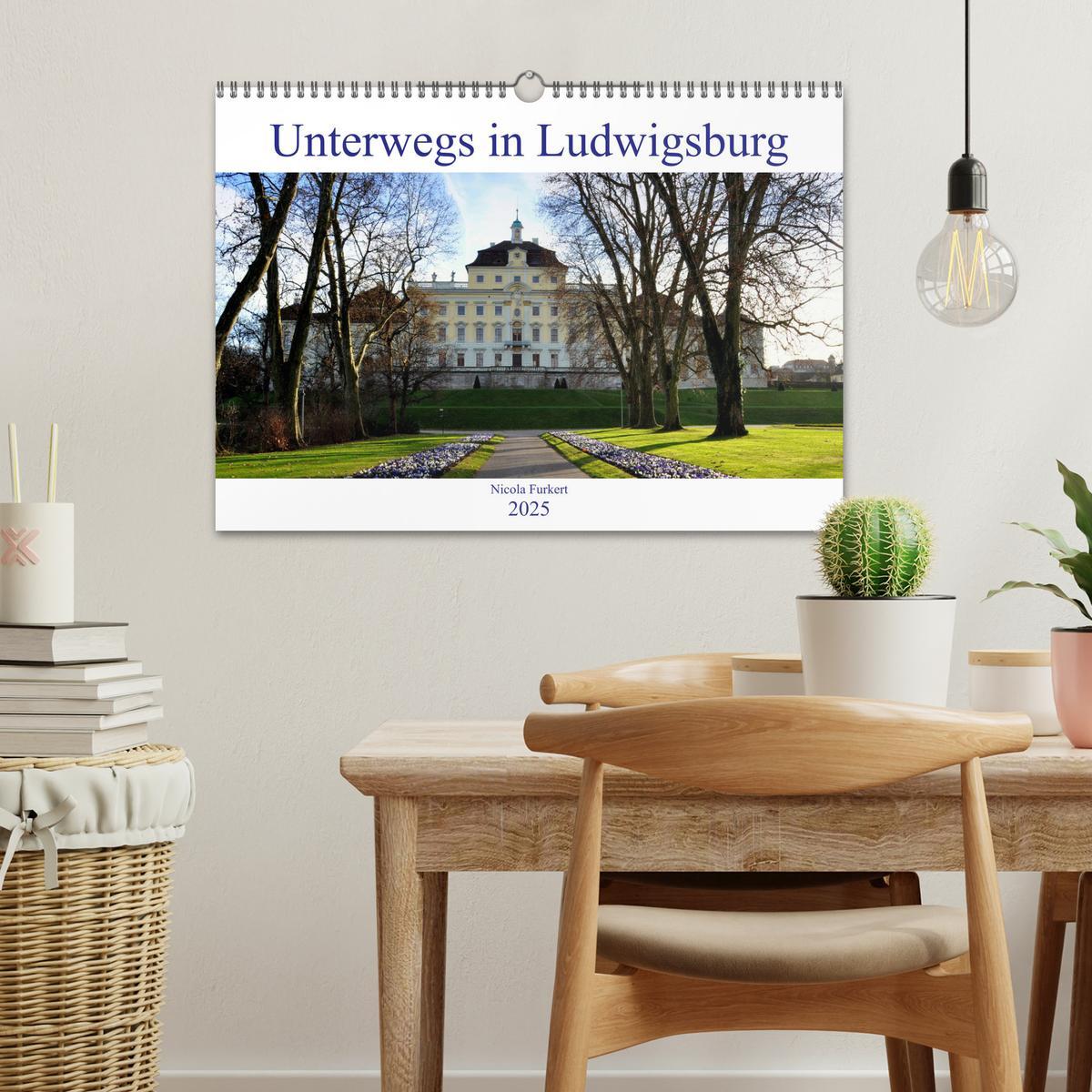 Bild: 9783435376360 | Unterwegs in Ludwigsburg (Wandkalender 2025 DIN A3 quer), CALVENDO...