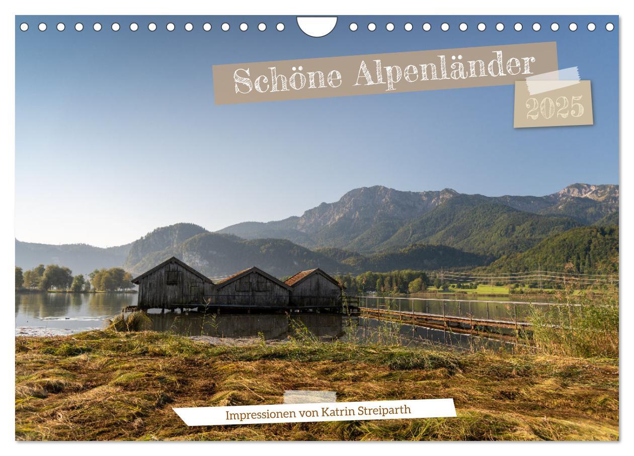 Cover: 9783383976575 | Schöne Alpenländer (Wandkalender 2025 DIN A4 quer), CALVENDO...