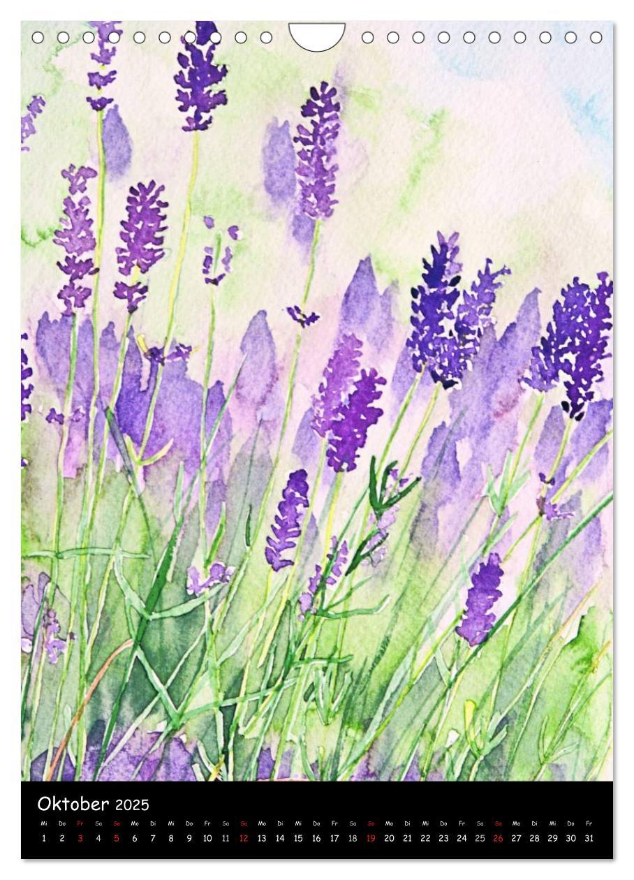 Bild: 9783457088906 | Impressionen in Aquarell (Wandkalender 2025 DIN A4 hoch), CALVENDO...