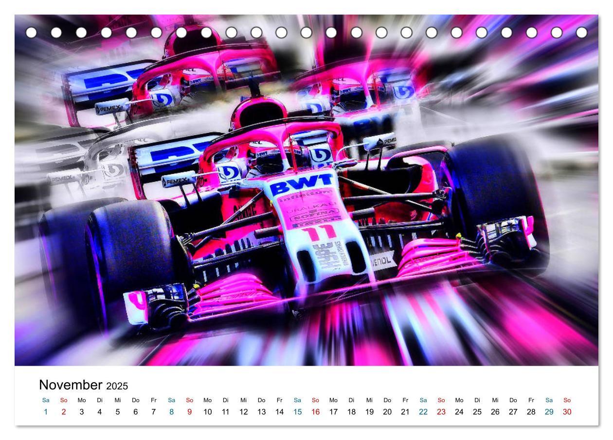 Bild: 9783435273874 | Königsklasse FORMEL 1 (Tischkalender 2025 DIN A5 quer), CALVENDO...