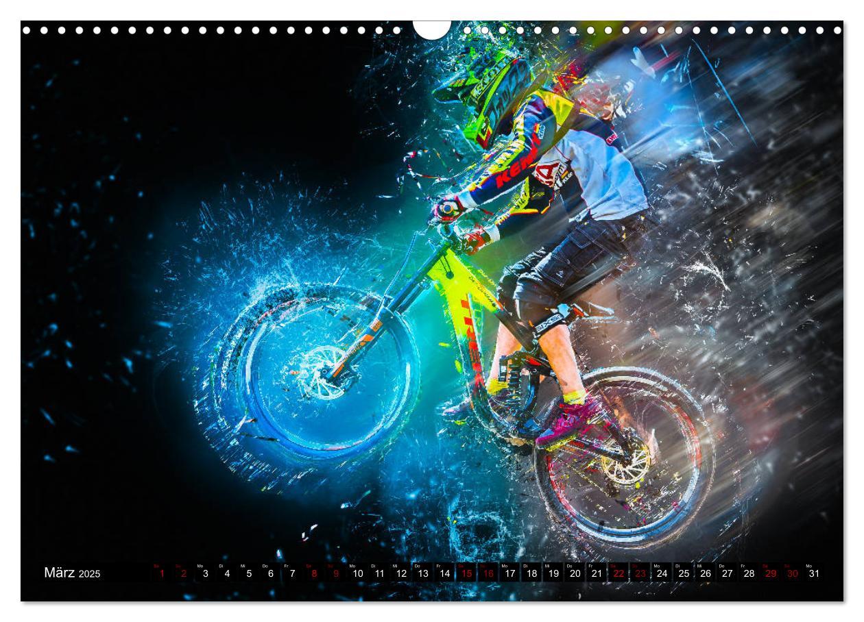 Bild: 9783435432646 | Downhill Explosion (Wandkalender 2025 DIN A3 quer), CALVENDO...