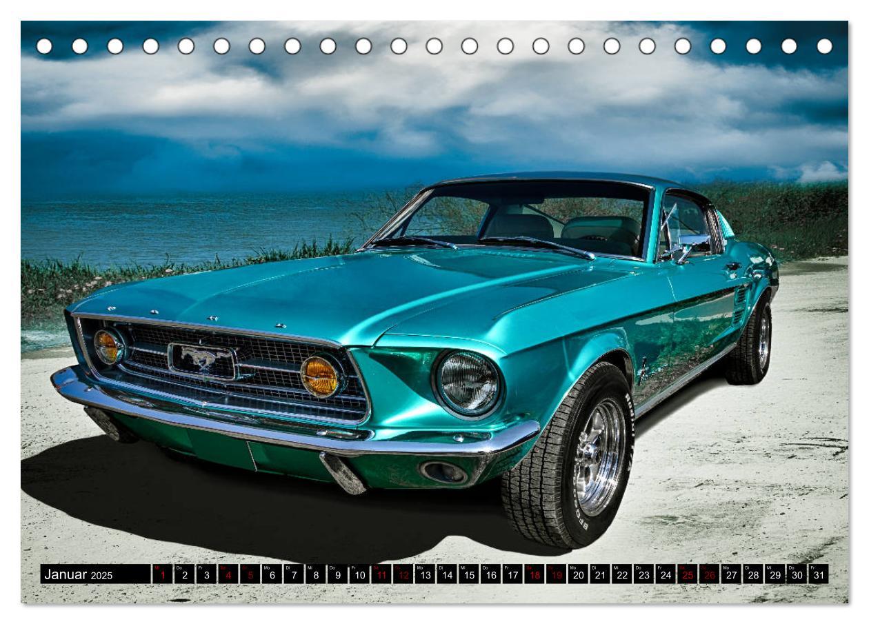 Bild: 9783435316885 | American Classic Cars (Tischkalender 2025 DIN A5 quer), CALVENDO...