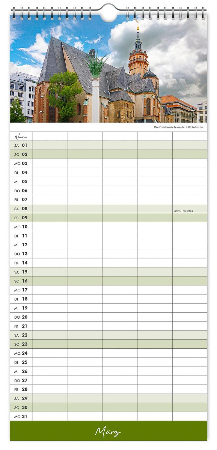 Bild: 9783910680784 | Kalender Familienplaner Leipzig 2025 | K4 Verlag (u. a.) | Kalender