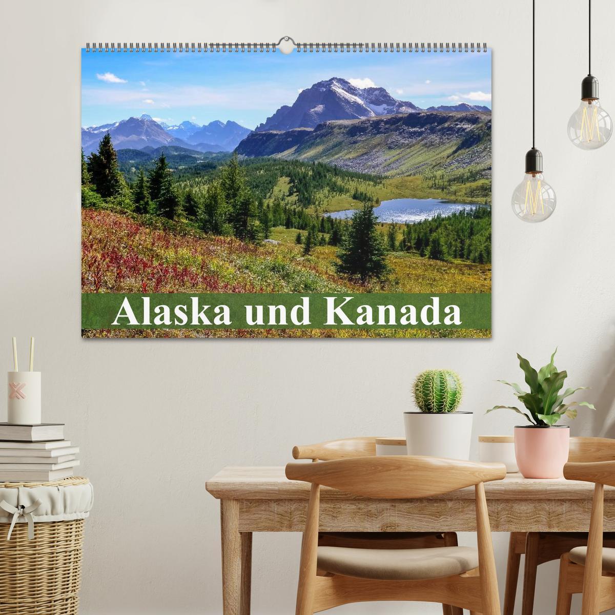 Bild: 9783435622863 | Alaska und Kanada (Wandkalender 2025 DIN A2 quer), CALVENDO...