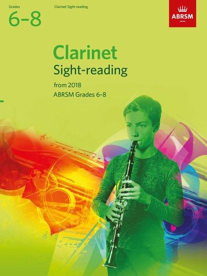 Cover: 9781848499782 | Clarinet Sight-Reading Tests, ABRSM Grades 6-8 | from 2018 | ABRSM