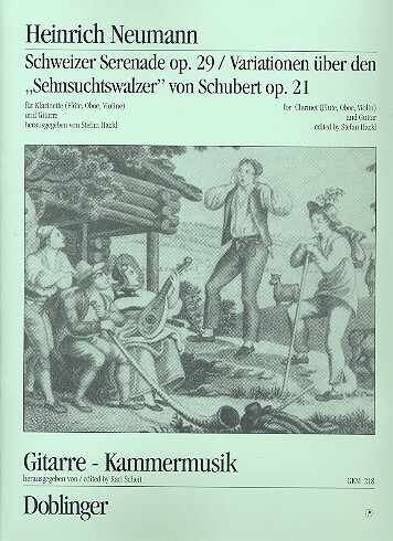 Cover: 9790012189039 | Schweizer Serenade op.29 und Variationen op.21 über...