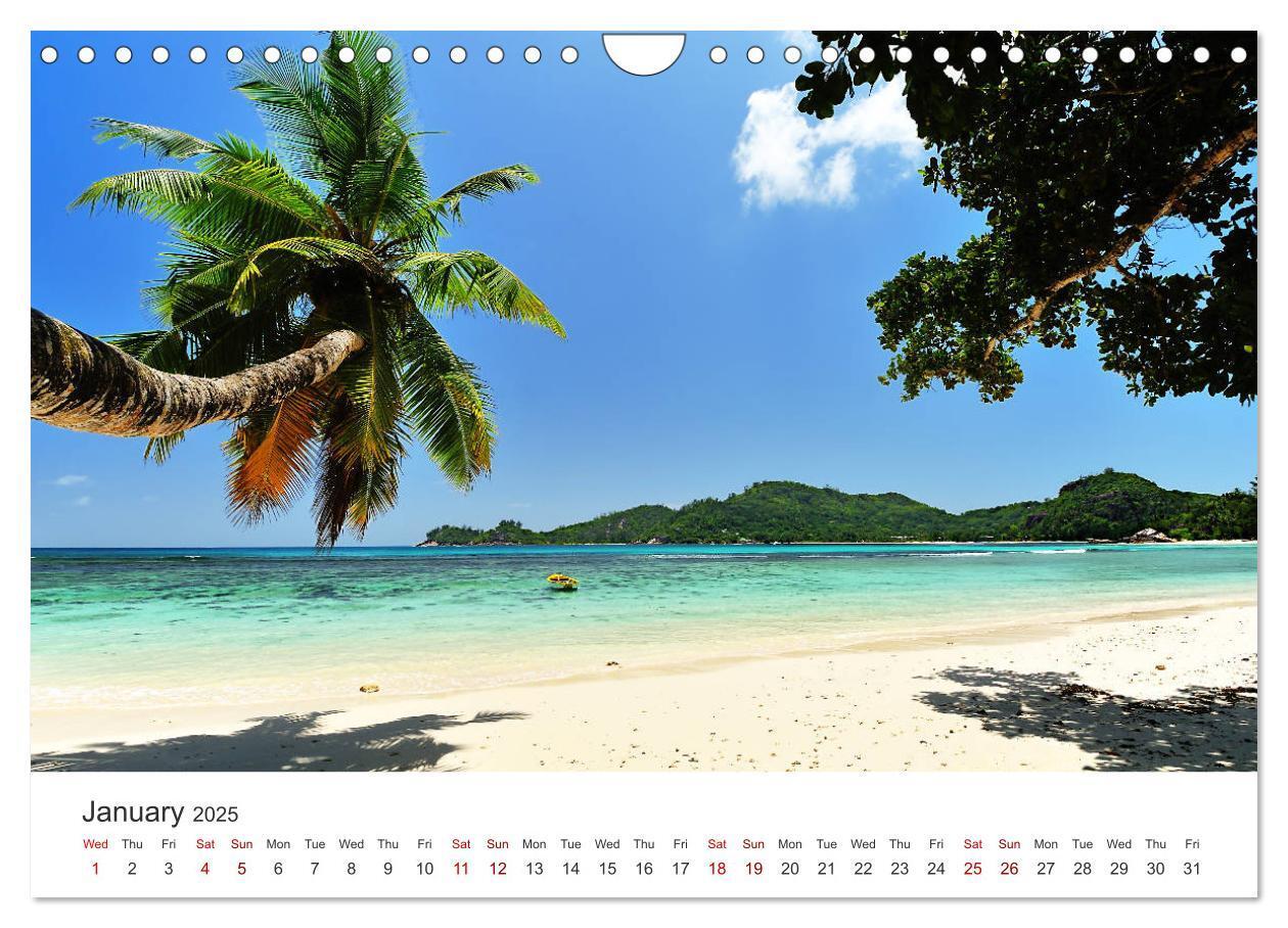 Bild: 9781325949410 | Dreamy Beaches of the Seychelles (Wall Calendar 2025 DIN A4...