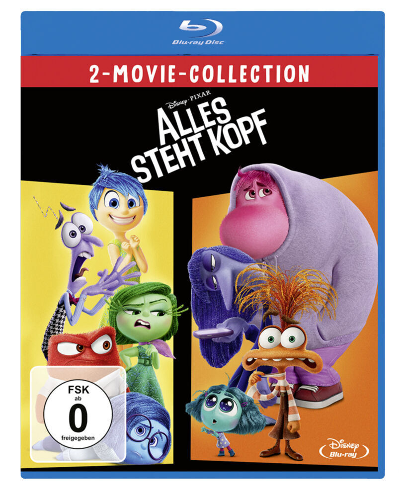 Cover: 4061229489966 | Alles steht Kopf 1+2 BD | Blu-ray Disc | Deutsch | 2024