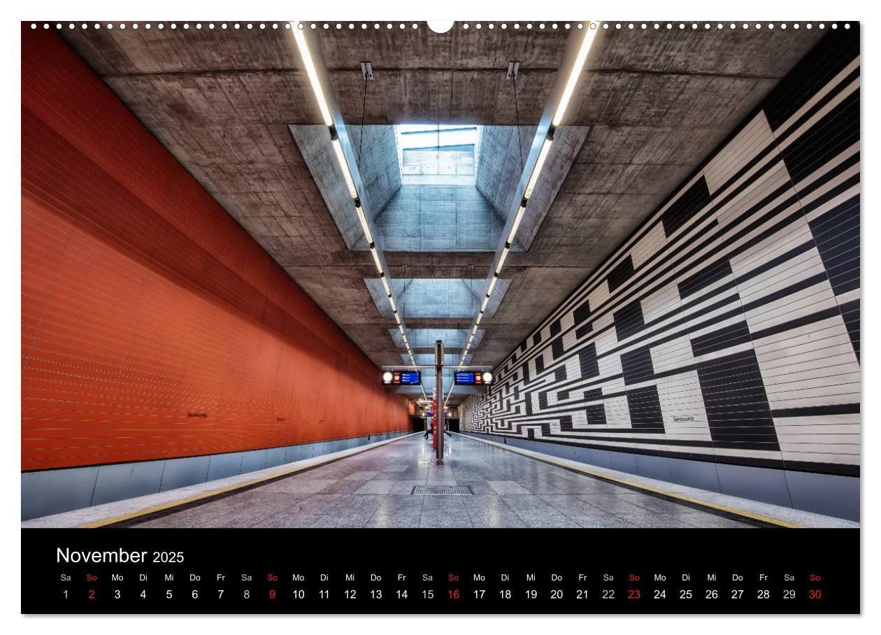 Bild: 9783435489978 | MetroMUC, Stationen im Untergrund Münchens (Wandkalender 2025 DIN...