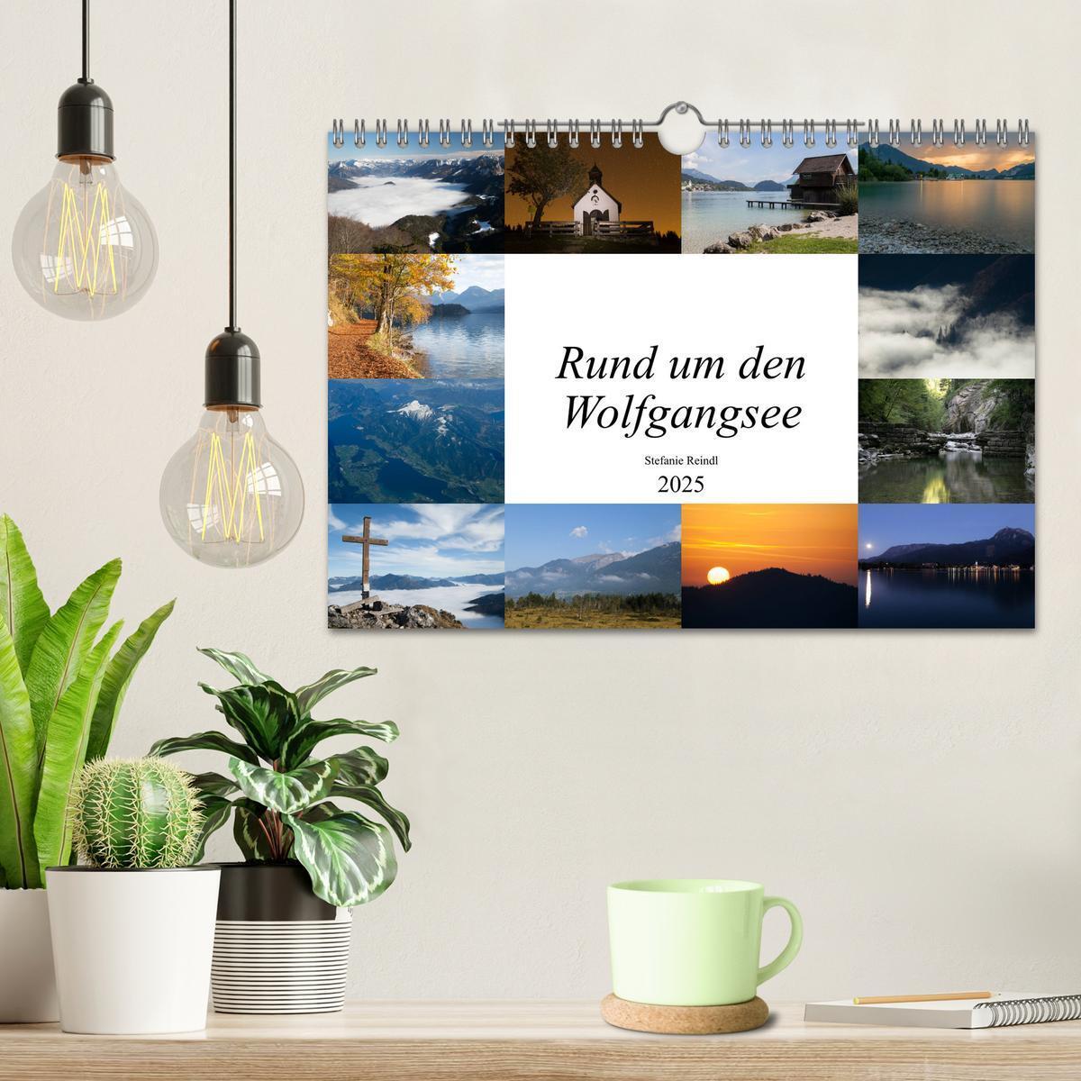 Bild: 9783435391585 | Rund um den Wolfgangsee (Wandkalender 2025 DIN A4 quer), CALVENDO...