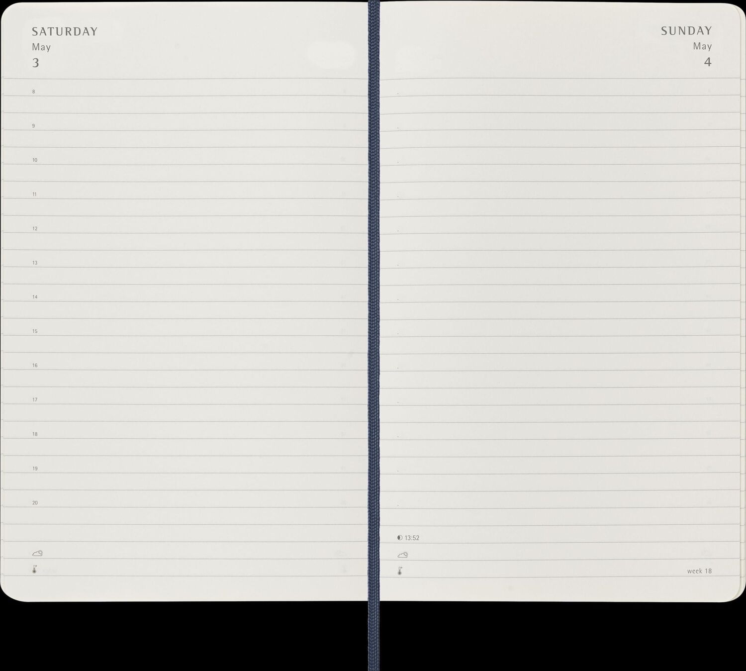 Bild: 8056999270155 | Moleskine 12 Monate Tageskalender 2025, Large/A5, 1 Tag = 1 Seite,...