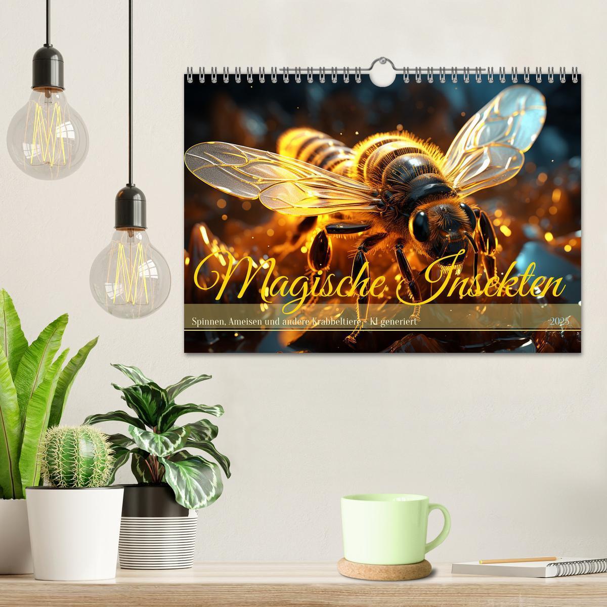 Bild: 9783383854583 | Magische Insekten (Wandkalender 2025 DIN A4 quer), CALVENDO...