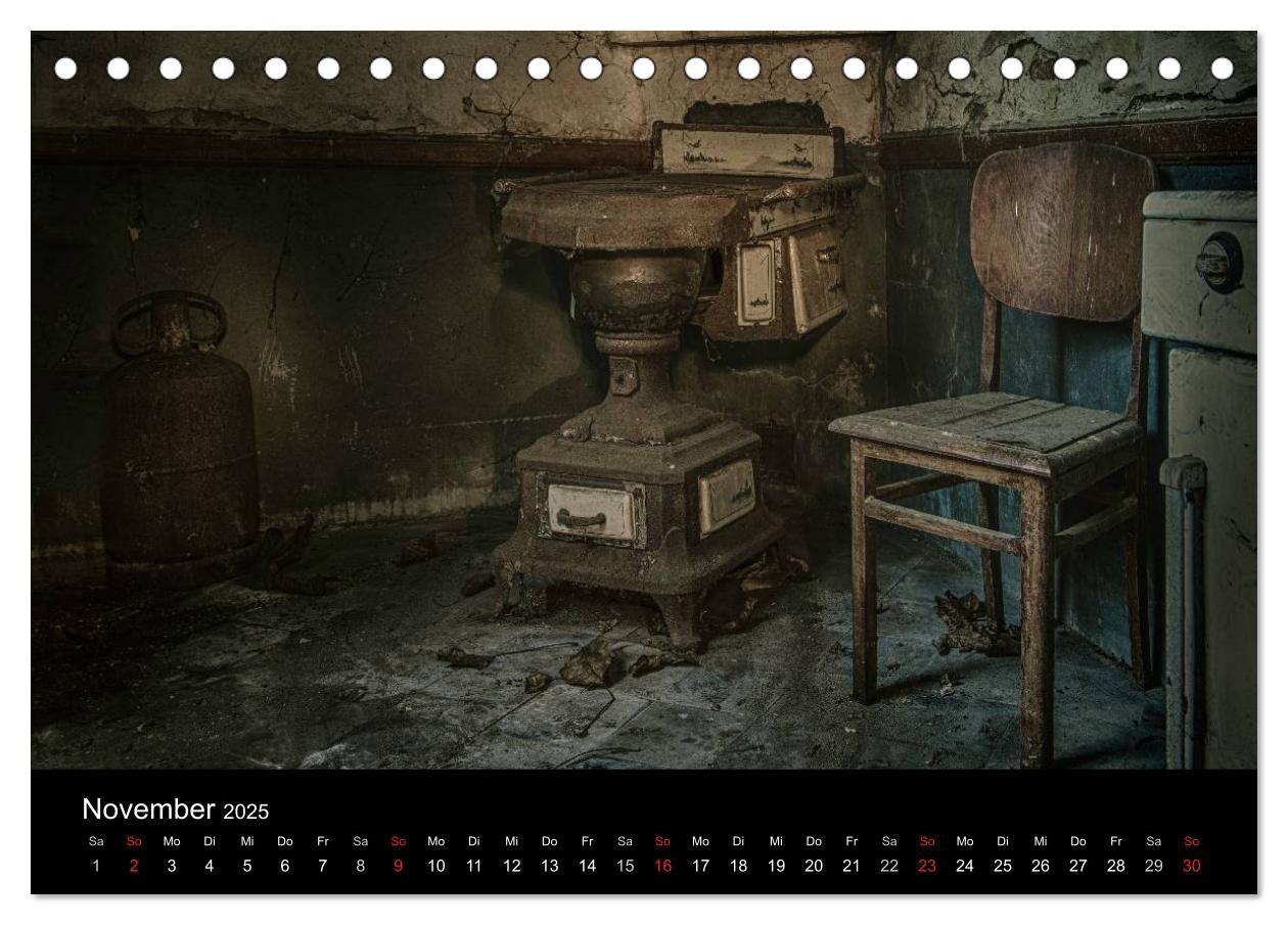 Bild: 9783435771943 | Geheimnisvolle Orte - Lost Places (Tischkalender 2025 DIN A5 quer),...