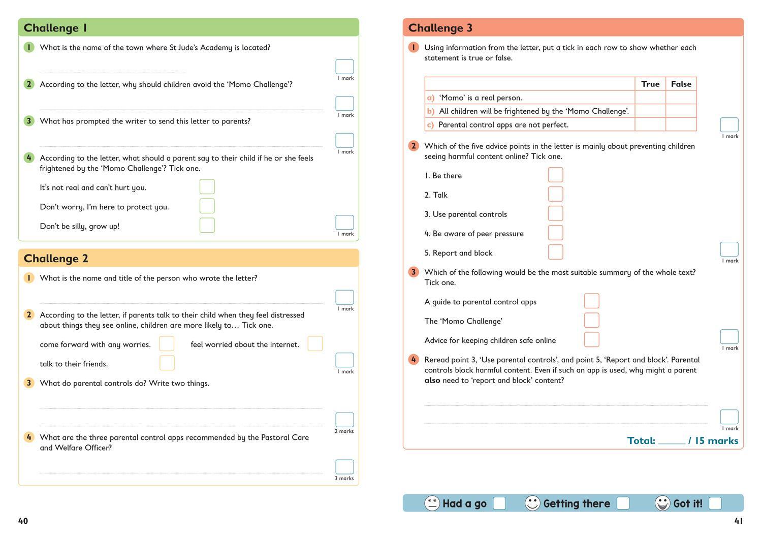 Bild: 9780008467609 | Collins Year 6 Reading Comprehension - Sats Targeted Practice...