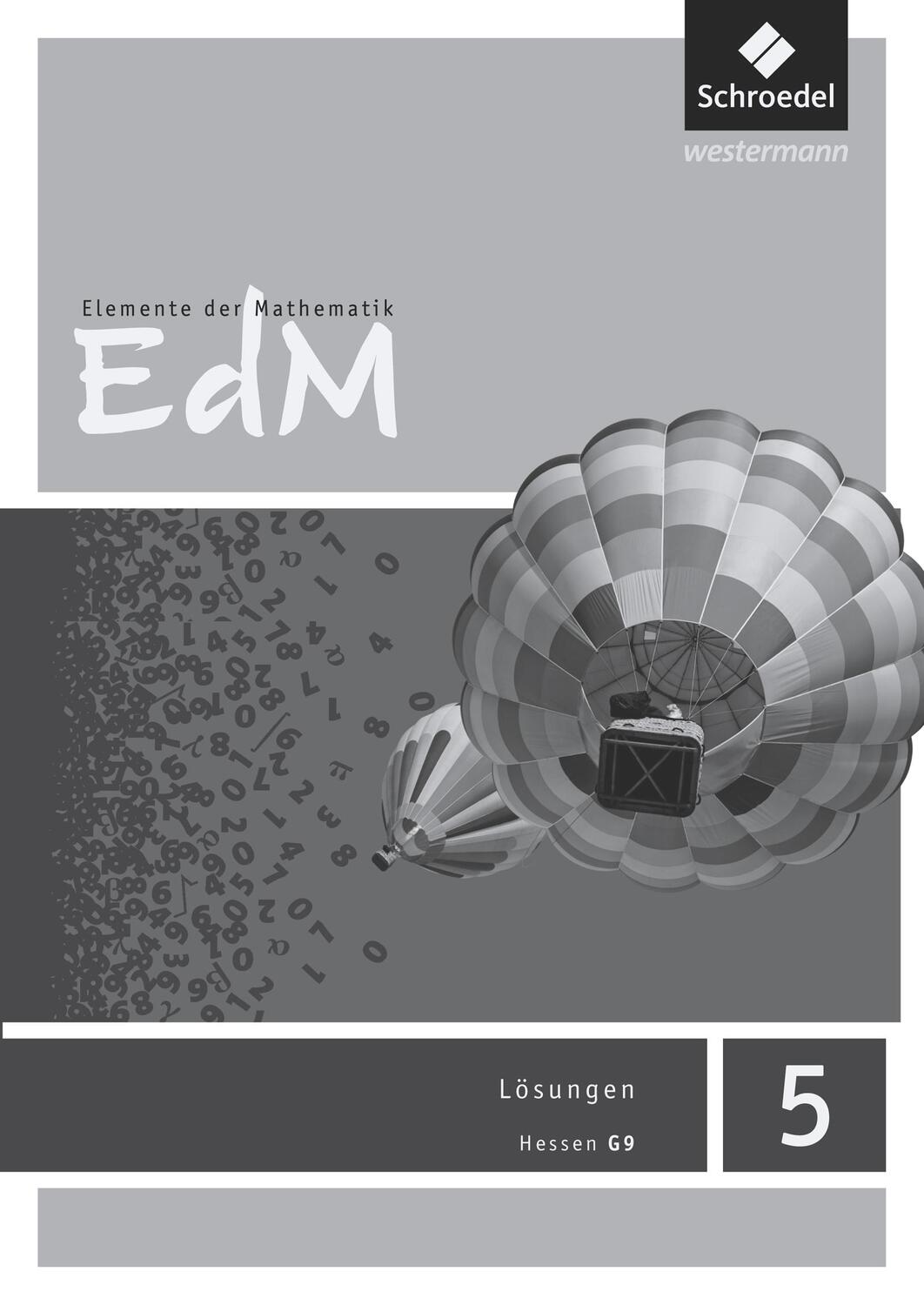 Cover: 9783507873674 | Elemente der Mathematik 5. Lösungen. Sekundarstufe 1. G9 in Hessen