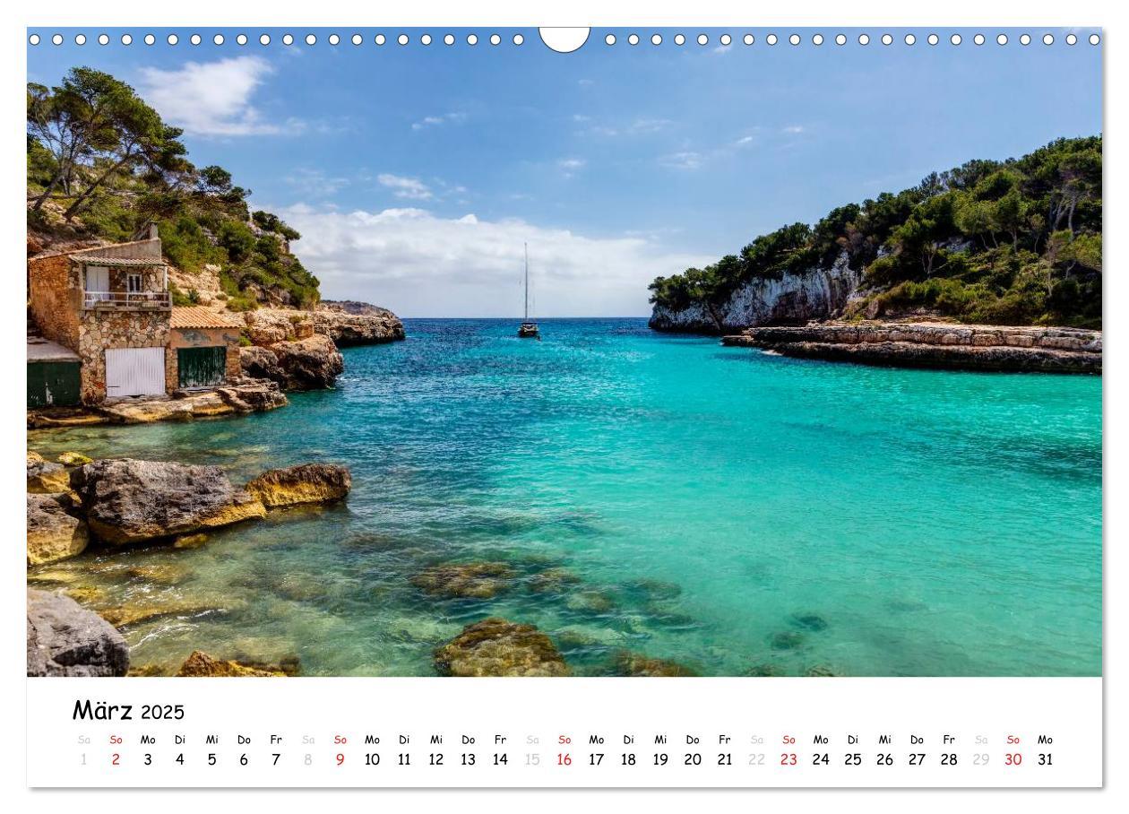 Bild: 9783435609338 | Wildes und romantisches Mallorca (Wandkalender 2025 DIN A3 quer),...