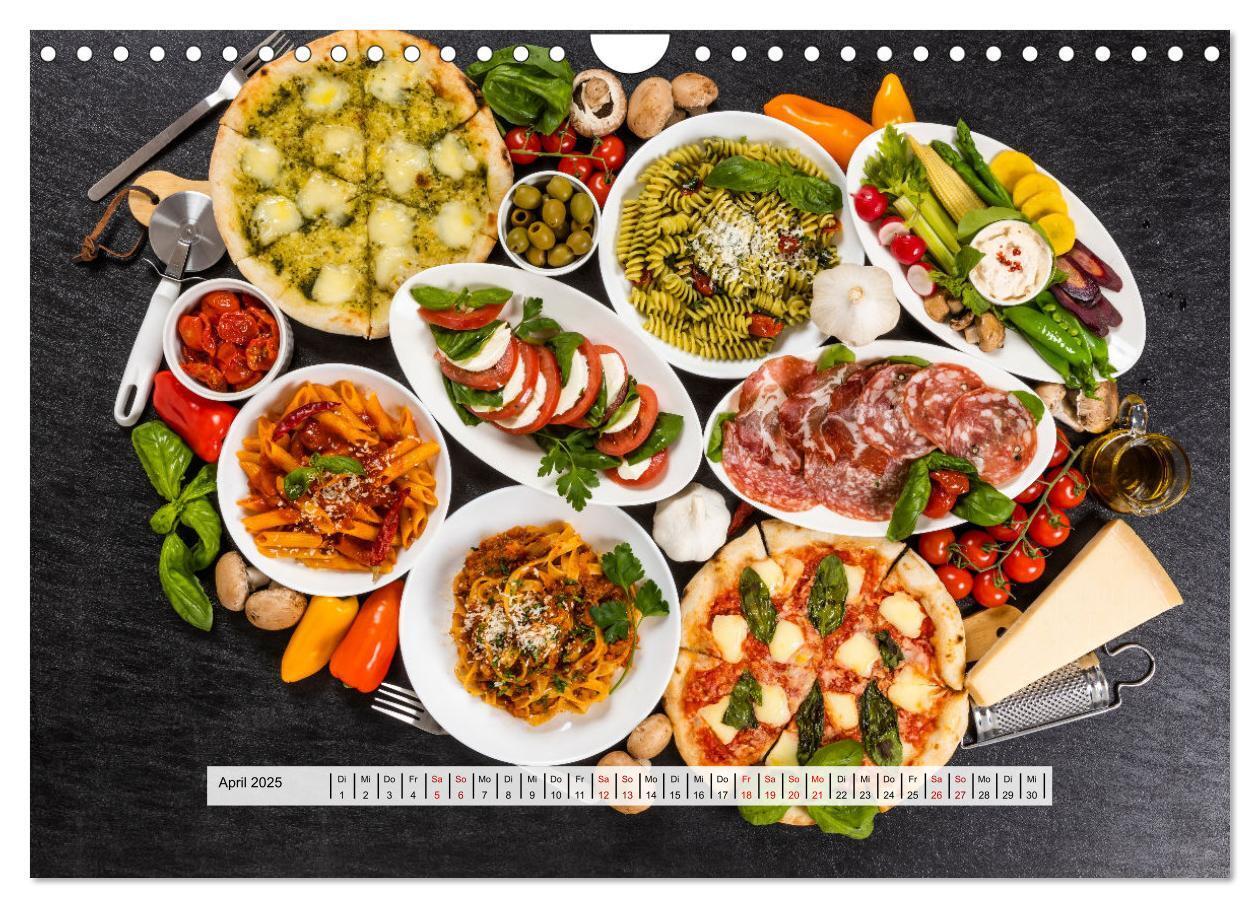 Bild: 9783435040667 | Mediterrane Küche - Gesund &amp; Lecker (Wandkalender 2025 DIN A4...