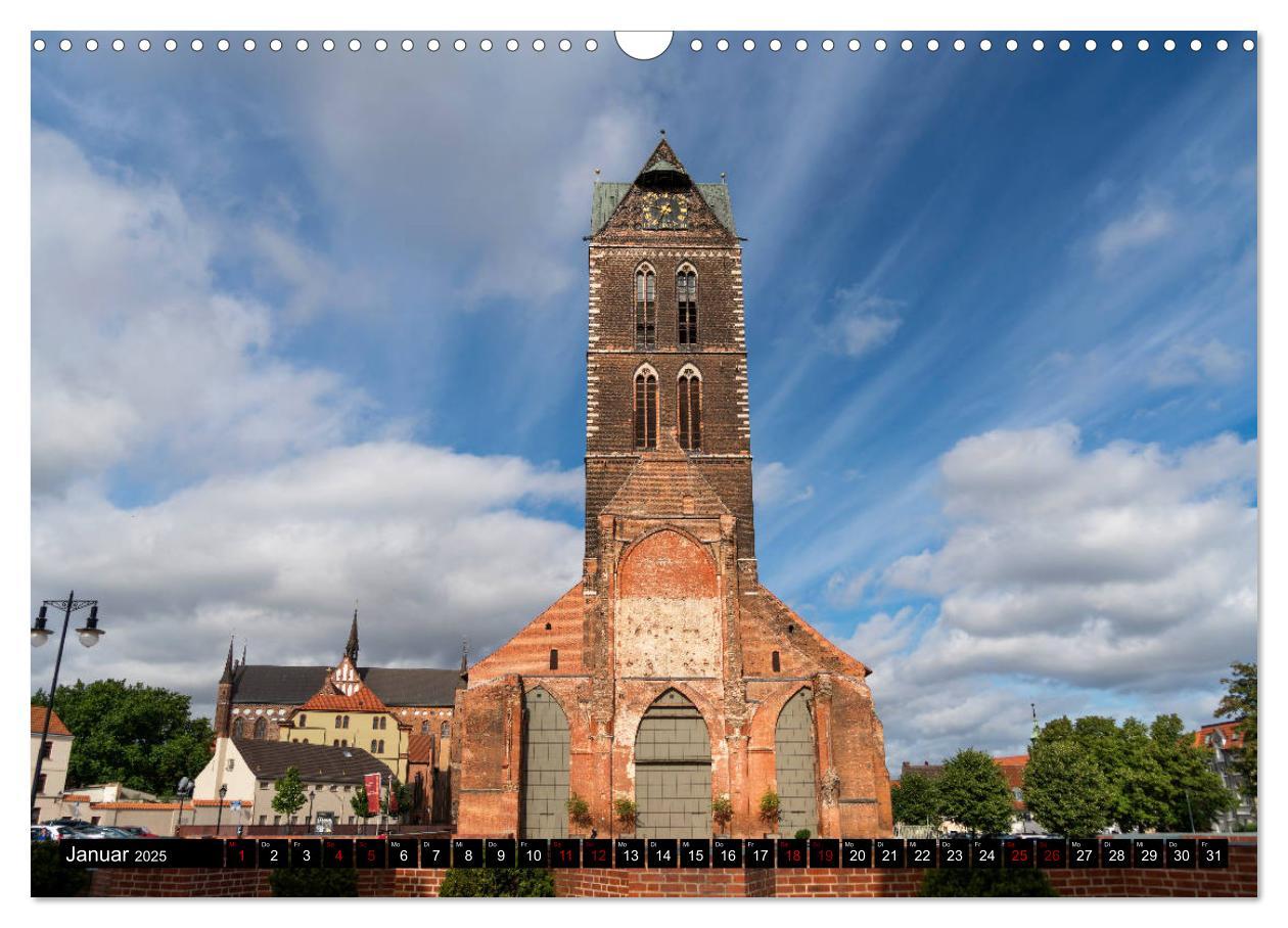 Bild: 9783435410750 | Hansestadt Wismar (Wandkalender 2025 DIN A3 quer), CALVENDO...