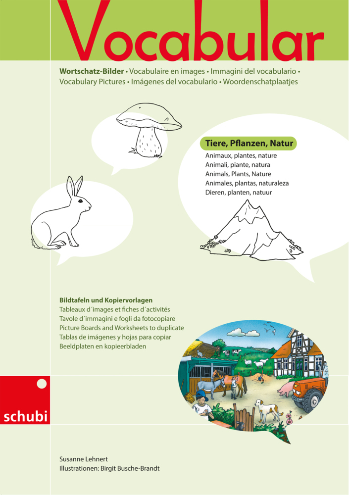 Cover: 9783867232302 | Vocabular | Kopiervorlagen Tiere, Pflanzen, Natur | Susanne Lehnert