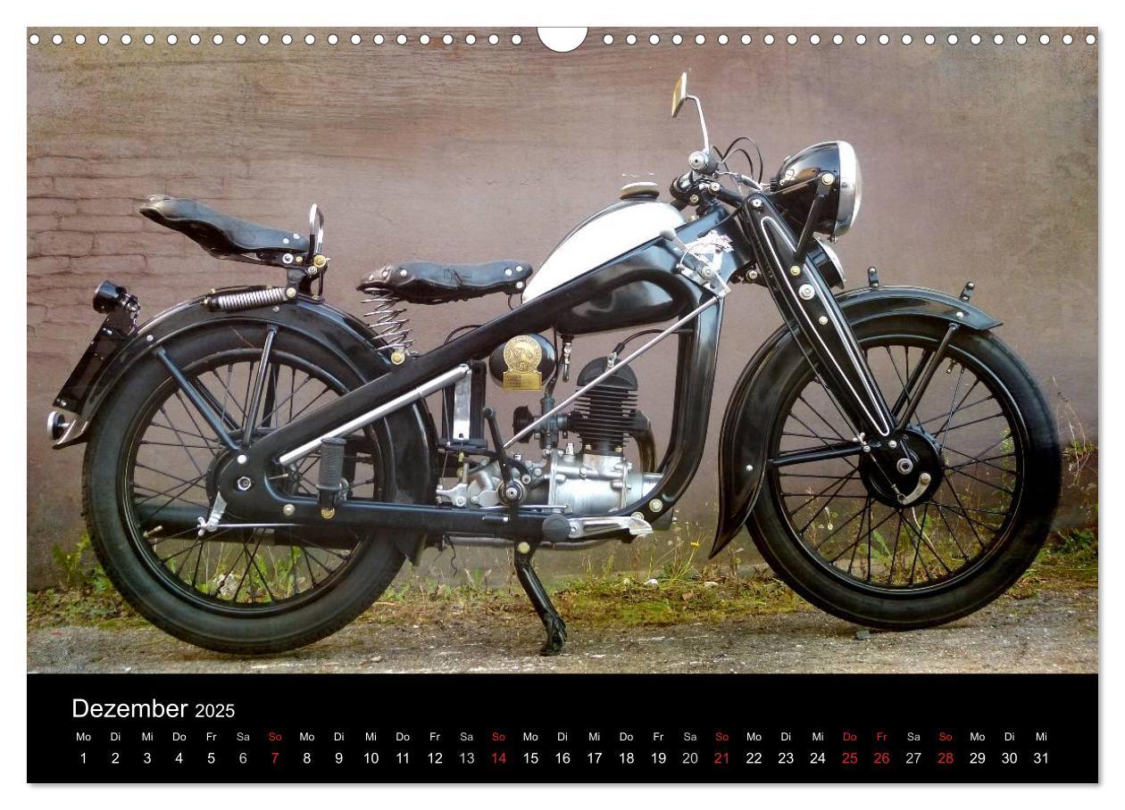 Bild: 9783435818013 | Motorrad Oldtimer (Wandkalender 2025 DIN A3 quer), CALVENDO...