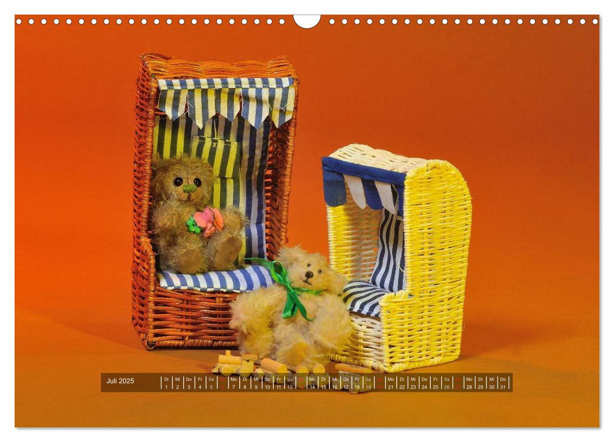 Bild: 9783435627233 | Die Teddys sind los (Wandkalender 2025 DIN A3 quer), CALVENDO...