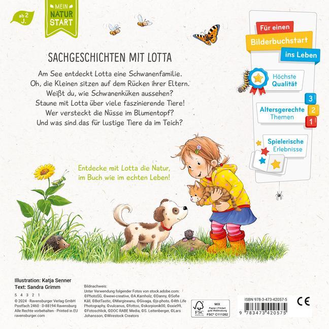 Bild: 9783473420575 | Lotta liebt die Tiere - Sach-Bilderbuch über Tiere ab 2 Jahre,...