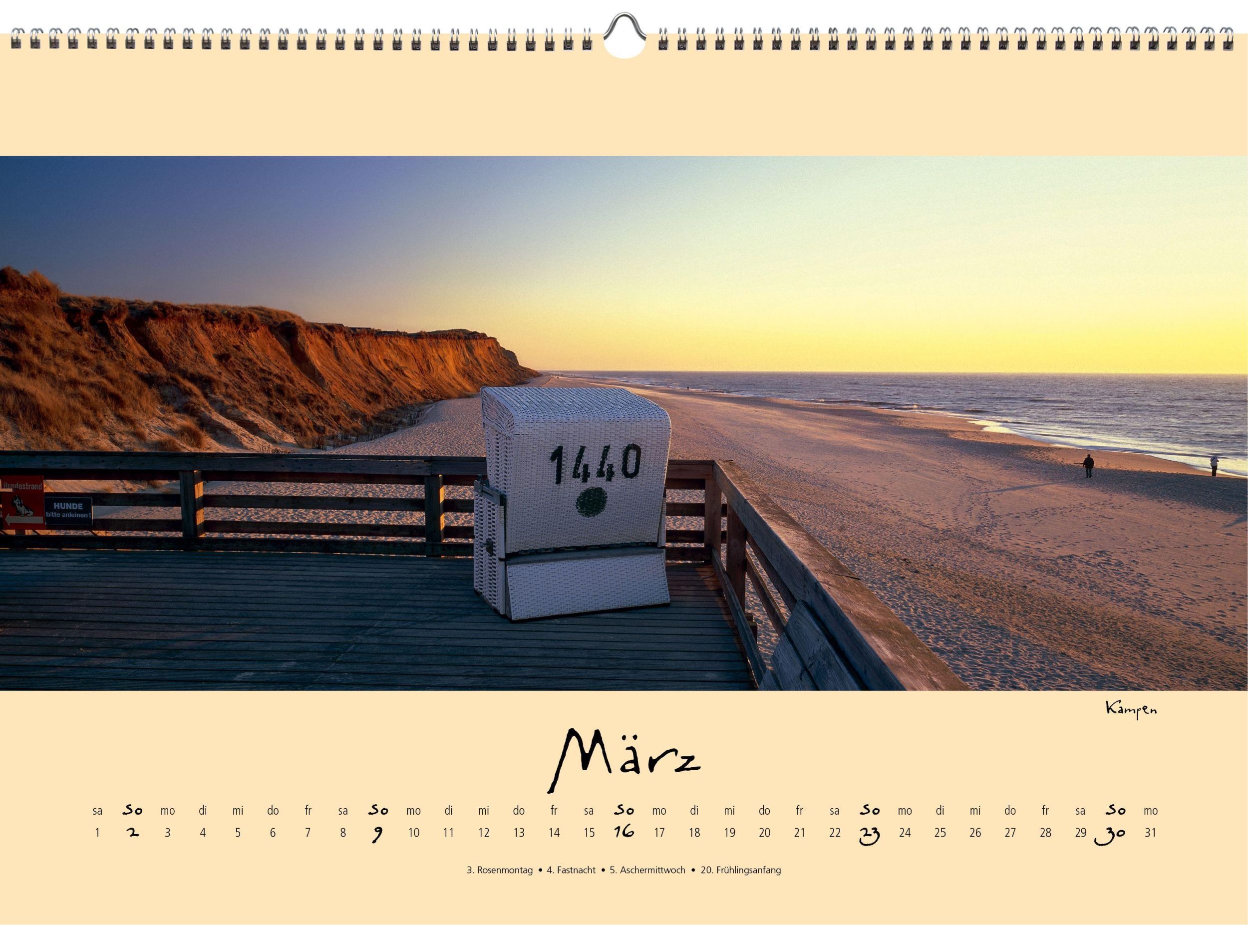 Bild: 9783944498614 | Sylt-die Insel 2025 Panoramakalender | Gernot Westendorf | Kalender