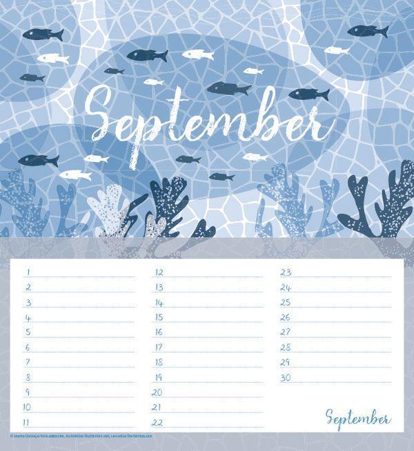 Bild: 9783731855927 | Geburtstagskalender Vitamin Sea | Korsch Verlag | Kalender | 13 S.