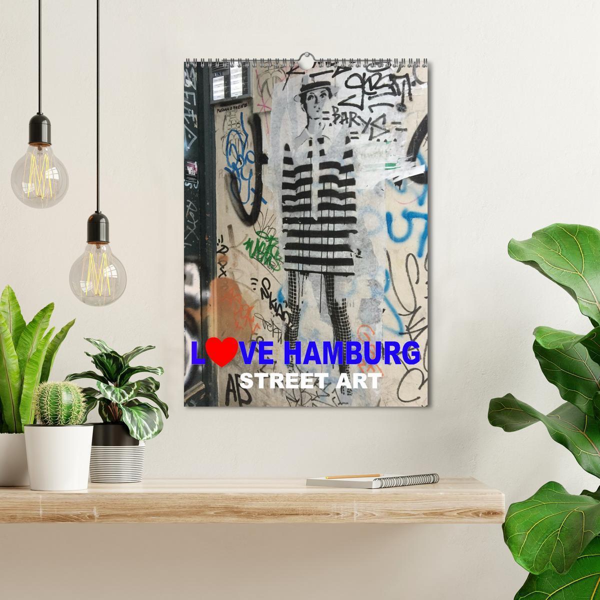 Bild: 9783435934324 | LOVE HAMBURG - STREET ART (Wandkalender 2025 DIN A3 hoch), CALVENDO...