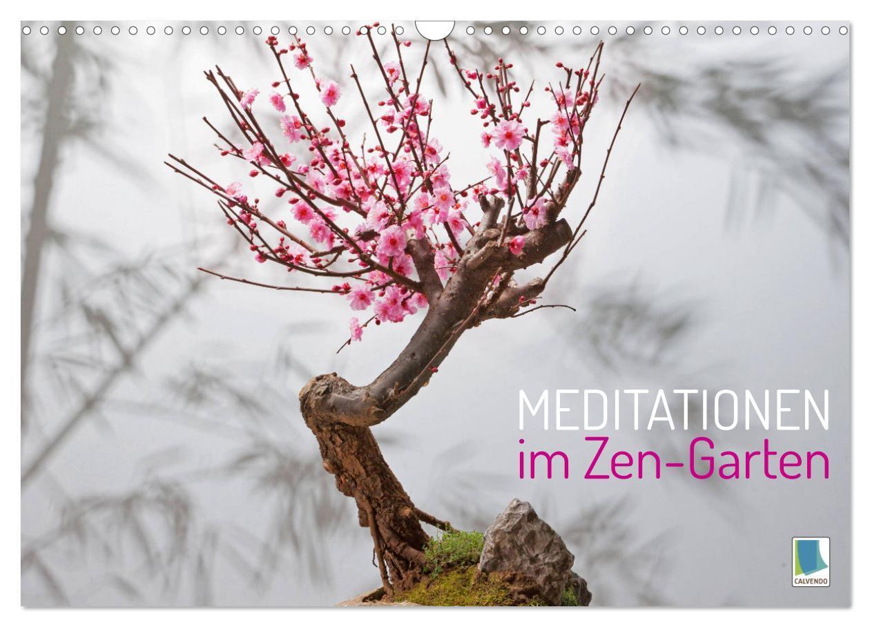 Cover: 9783435031559 | Meditationen im Zen-Garten (Wandkalender 2025 DIN A3 quer),...