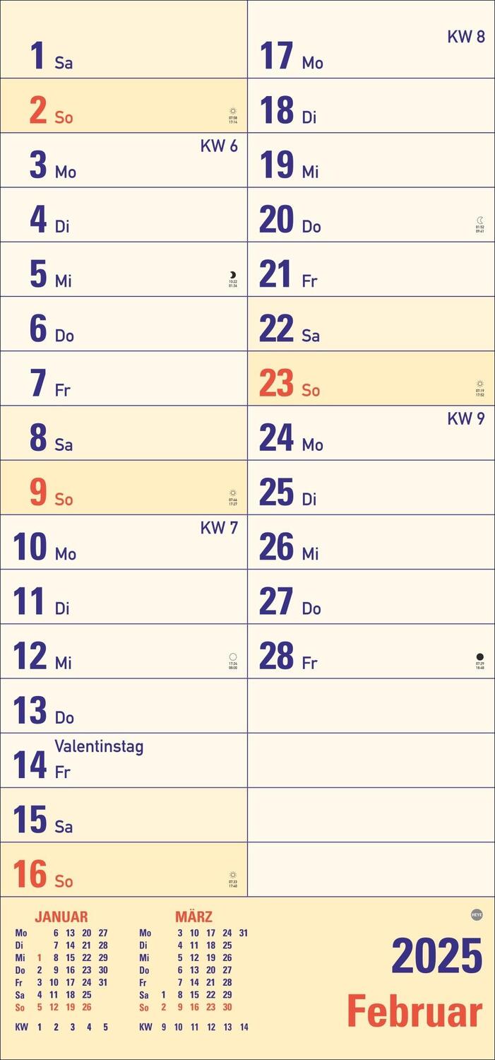 Bild: 9783756405695 | Großdruck Planer 2025 | Heye | Kalender | Bürokalender Heye | 14 S.