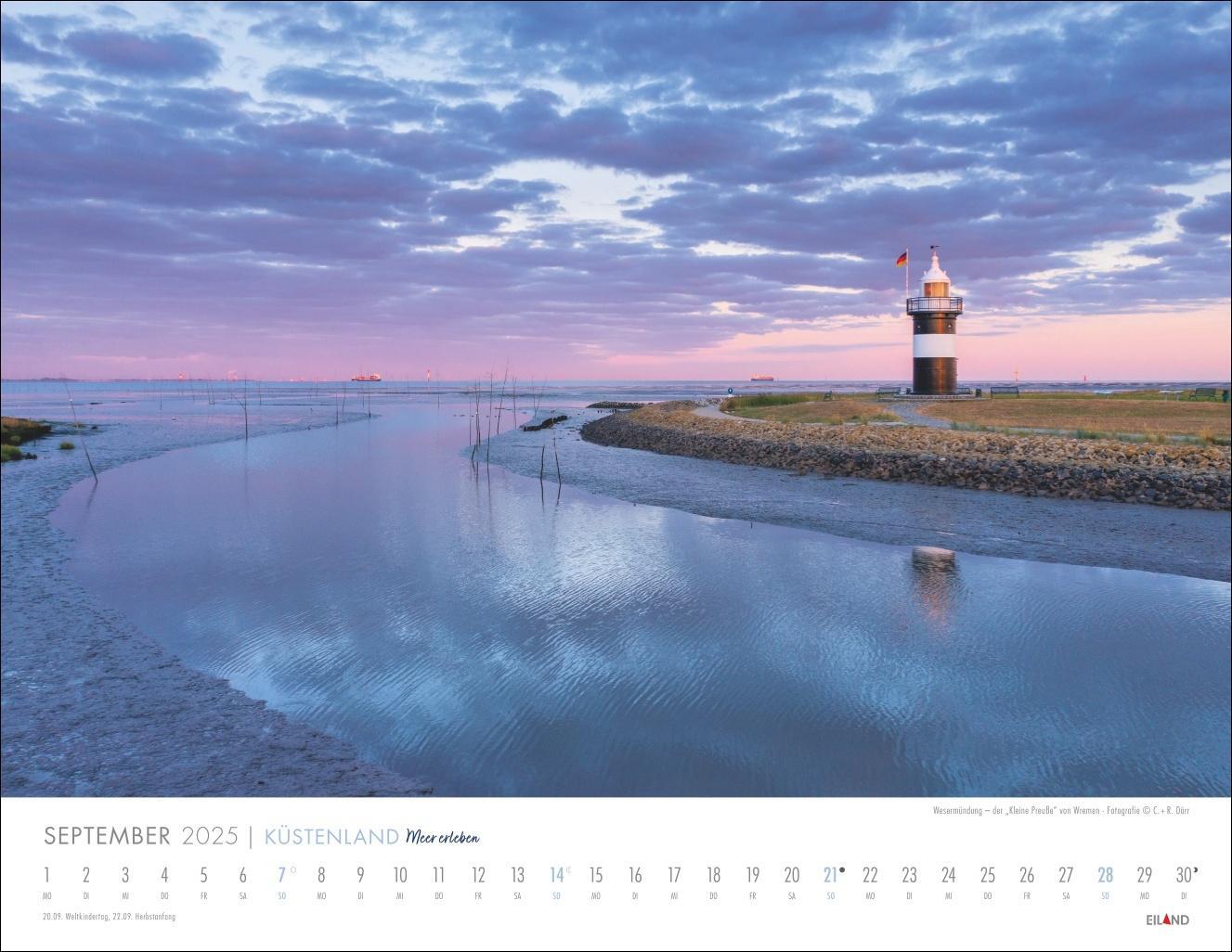 Bild: 9783964023513 | Küstenland Kalender 2025 - Meer erleben | Eiland | Kalender | 13 S.