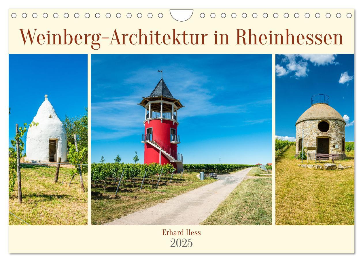 Cover: 9783383923791 | Weinberg-Architektur in Rheinhessen (Wandkalender 2025 DIN A4...