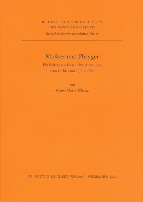 Cover: 9783895003851 | Musker und Phryger | Anne-Maria Wittke | Taschenbuch | Deutsch