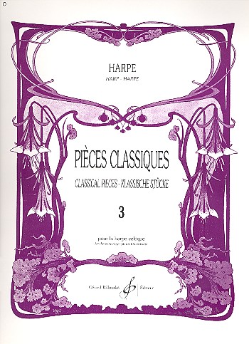 Cover: 9790043022596 | Pièces classiques vol.3 pour la harpe celtique (irische Harfe) | Dentu