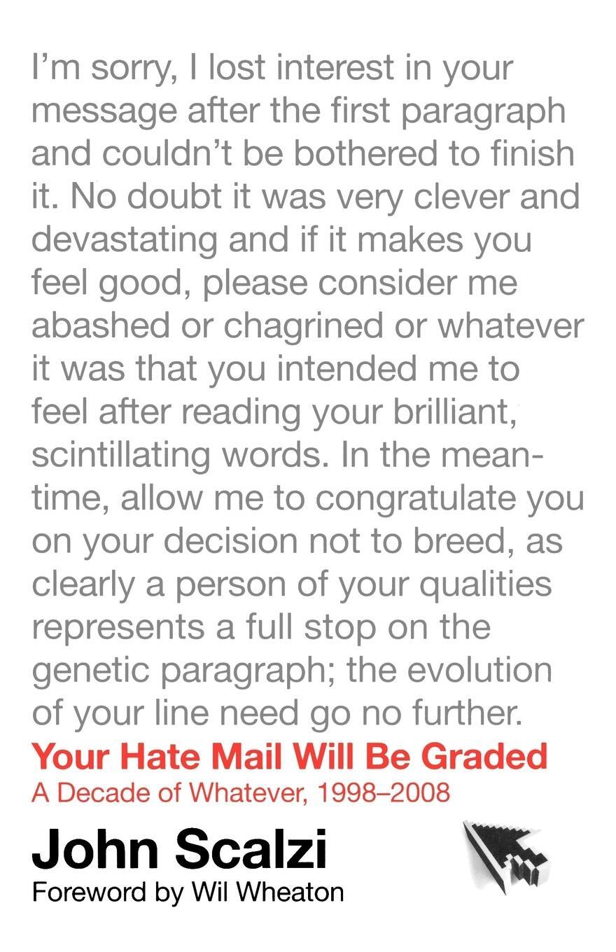 Cover: 9780765327116 | Your Hate Mail Will Be Graded | John Scalzi | Taschenbuch | Paperback