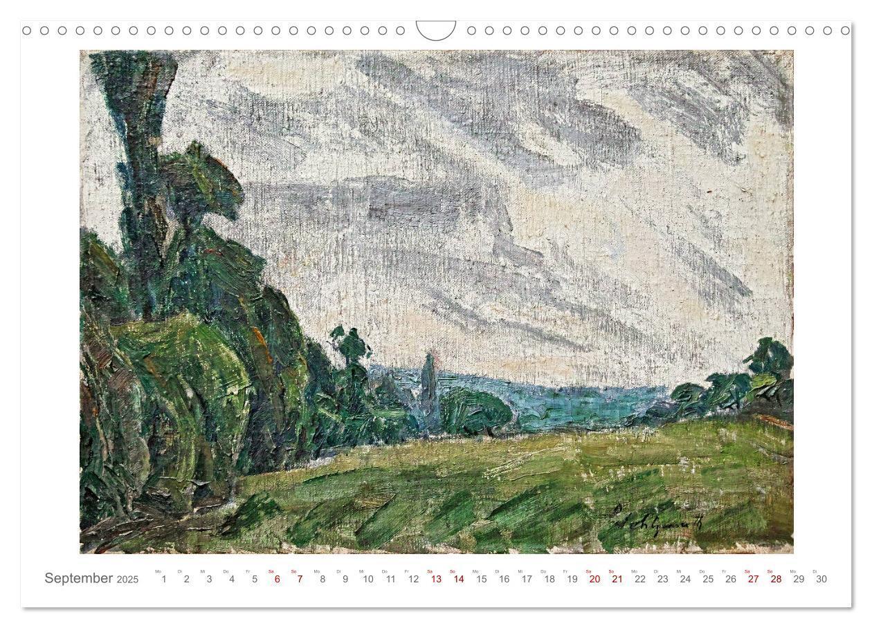 Bild: 9783435132874 | Landschaft im Licht. Daniel Wohlgemuth 1876-1967 (Wandkalender 2025...